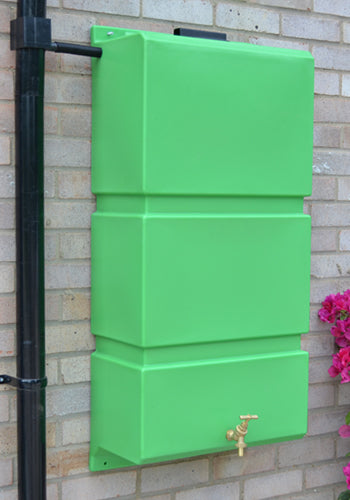 Water Butt - 105 Litre Wall Mounted Water Butt in Green