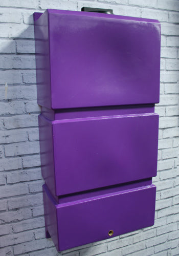 Water Butt - 105 Litre Wall Mounted Water Butt purple