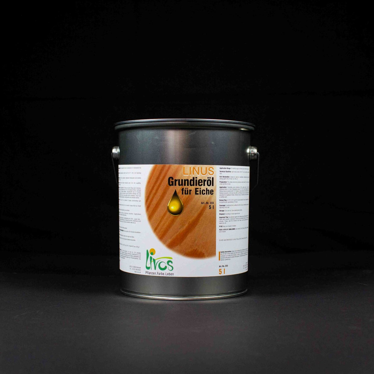 Livos 233 - Penetrating Oak Priming Oil (LINUS)