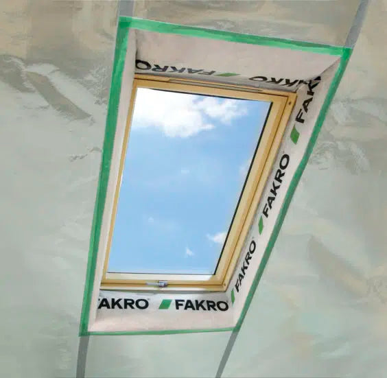 An air tight collar flashing by FAKRO around a skylight window