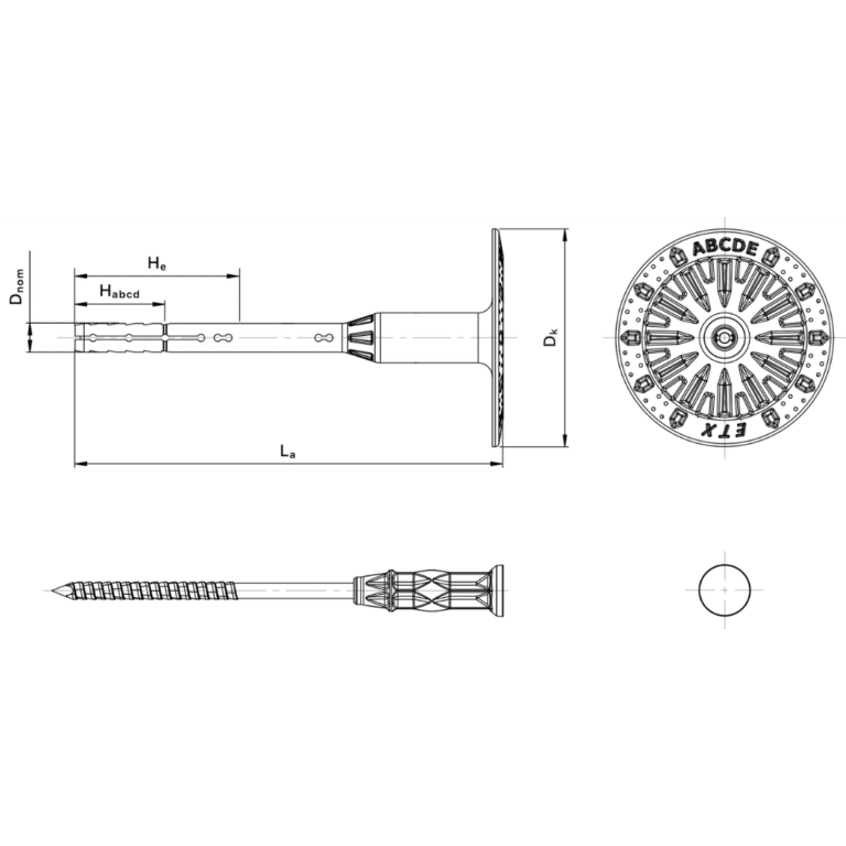 EWI Pro Metal Insulation Hammer Fixings 8mm picture