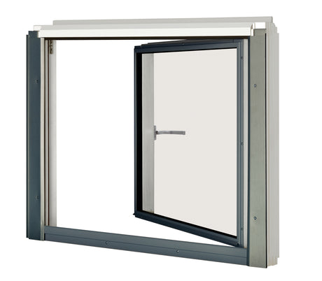 white Left Opening L-Shaped Combination Windows
