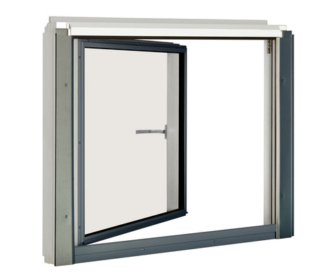 Right Opening L-Shaped Combination Windows white