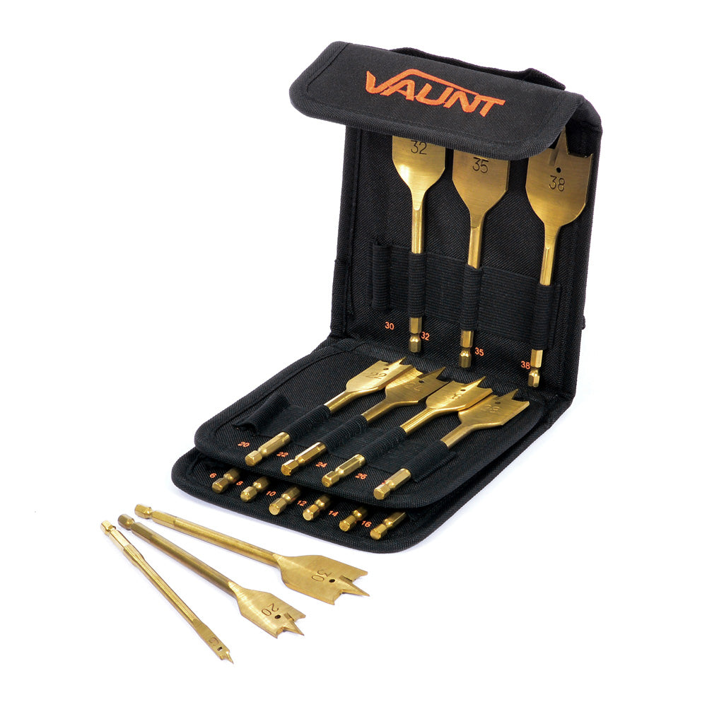 Vaunt - Essentials Flat Bit Set Titanium Coated - 16 Piece