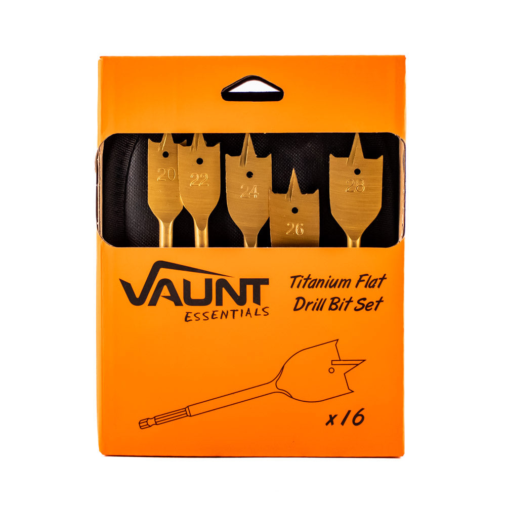 Vaunt - Essentials Flat Bit Set Titanium Coated - 16 Piece