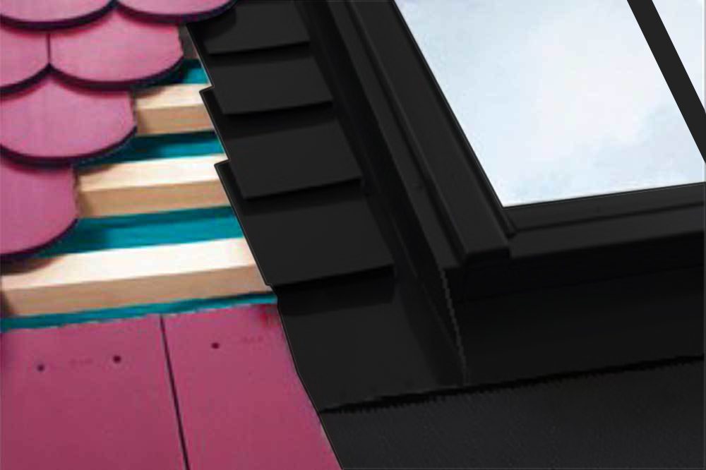 Standard Conservation Flashing Kit for Slate close up