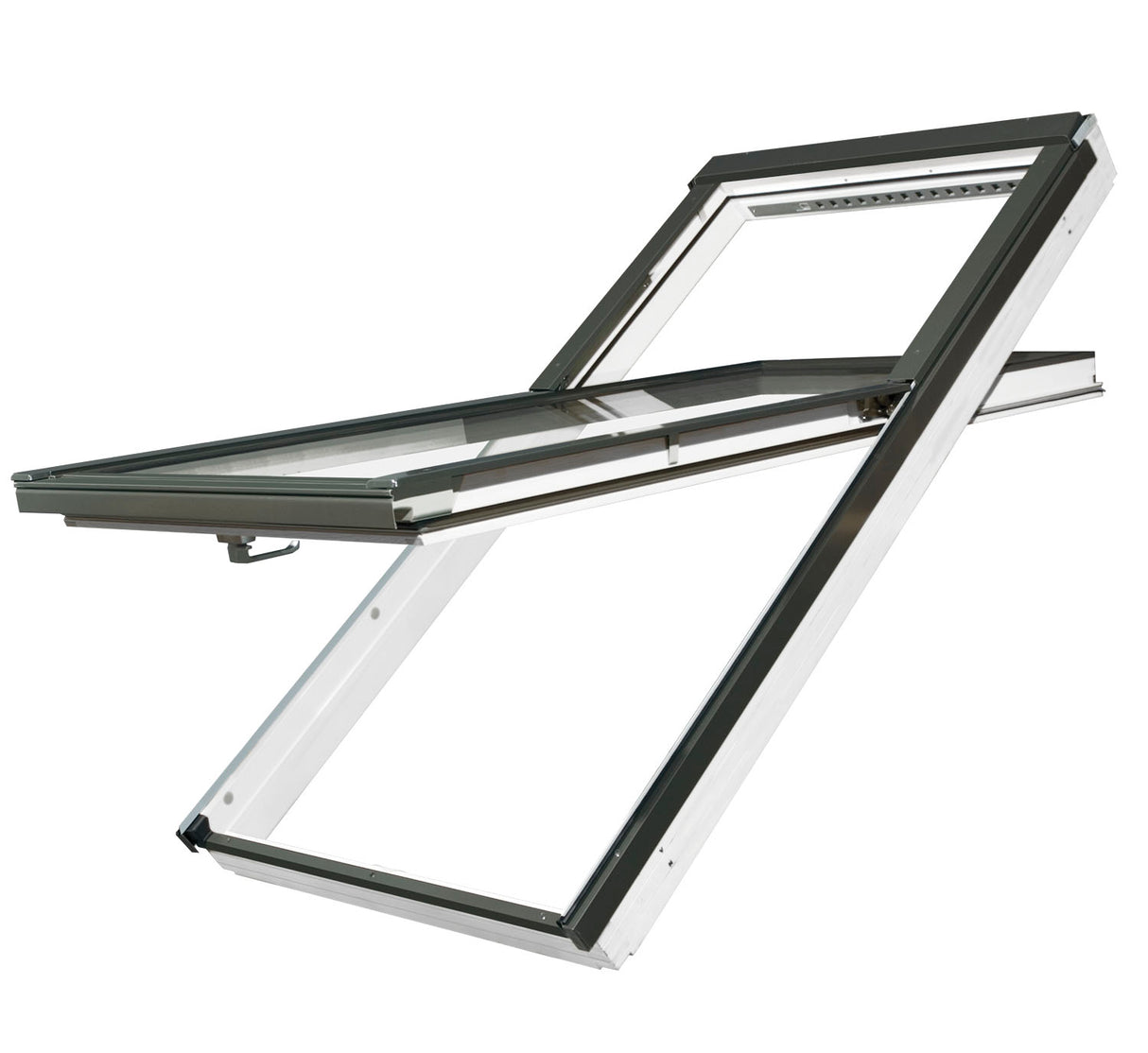 roof window with black frame