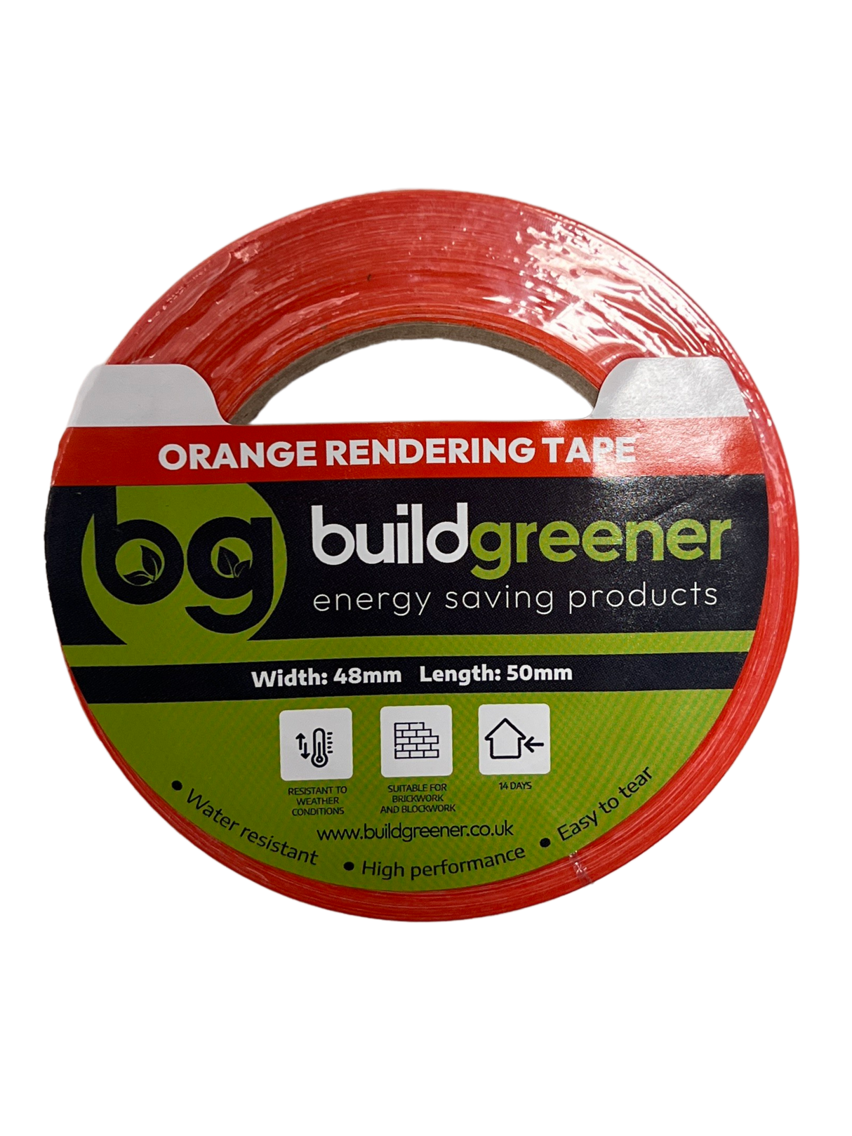 Build Greener Orange Tape