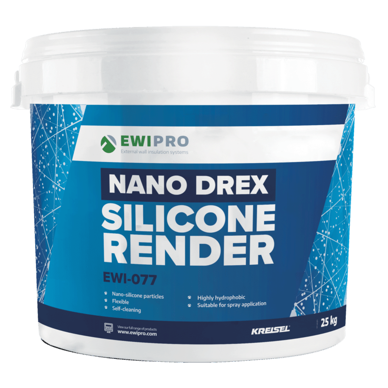 EWI Pro Nano Drex Silicone Render 1.5mm Grain (EWI-077) – 25KG
