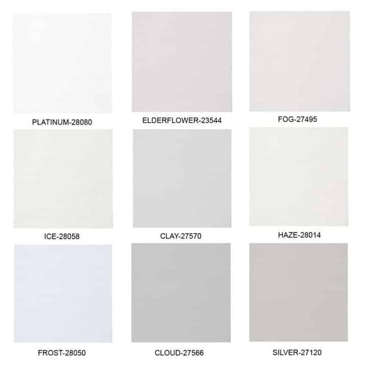 Coloured Render Sample Pot colour chart