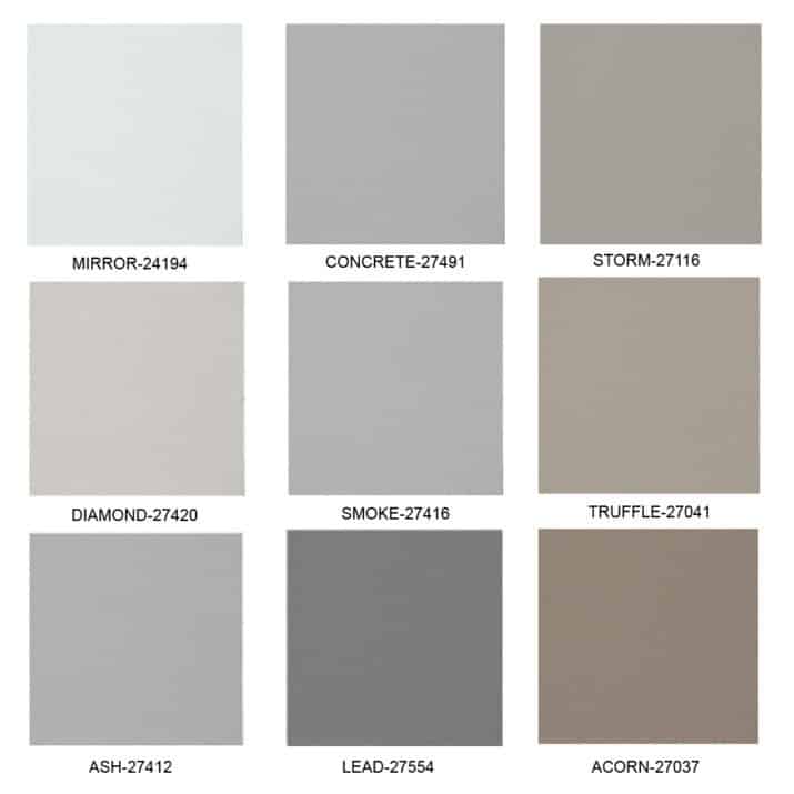 Coloured Render Sample Pot colour chart