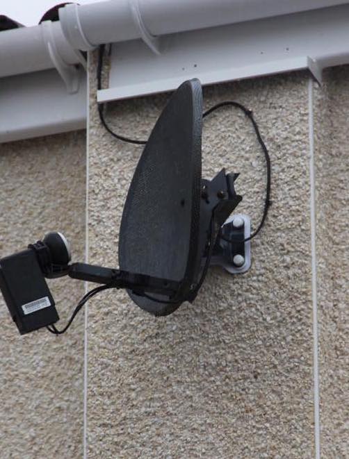 Satellite Fitting Plate with Satellite