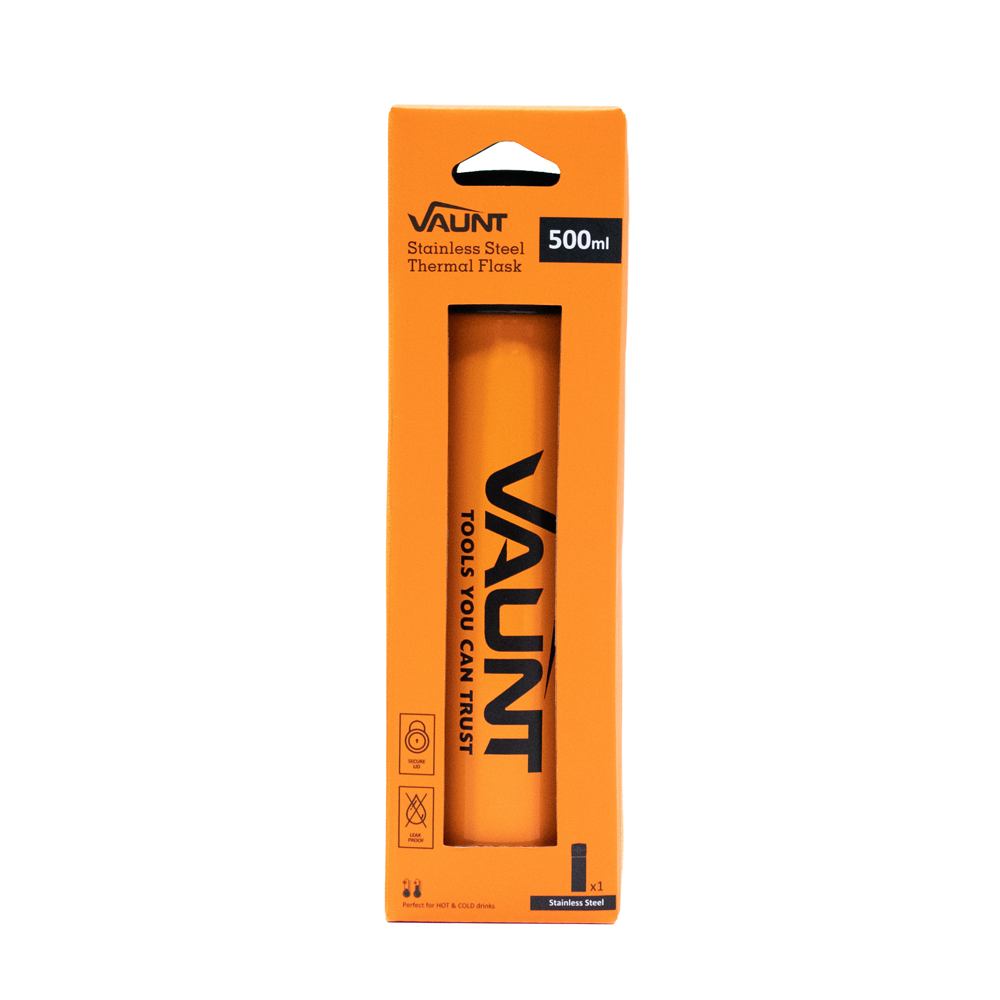 Vaunt - Insulated 500ml Thermal Flask - Build Greener