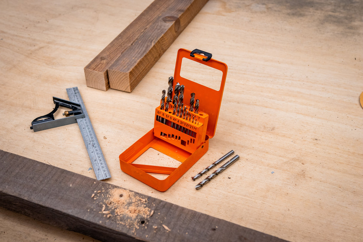 Vaunt - 19 Piece HSS Ground Forged Drill Bit Set