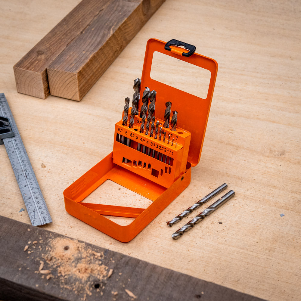 Vaunt - 19 Piece HSS Ground Forged Drill Bit Set