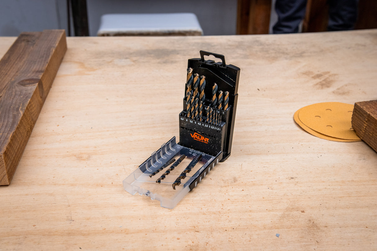 Vaunt - 19 Piece HSS M2 Turbo Drill Bit Set