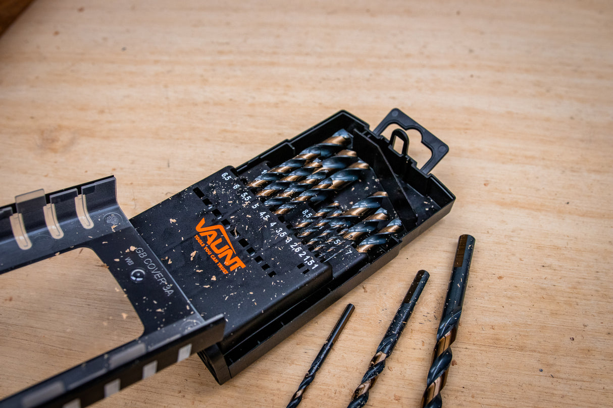 Vaunt - 19 Piece HSS M2 Turbo Drill Bit Set