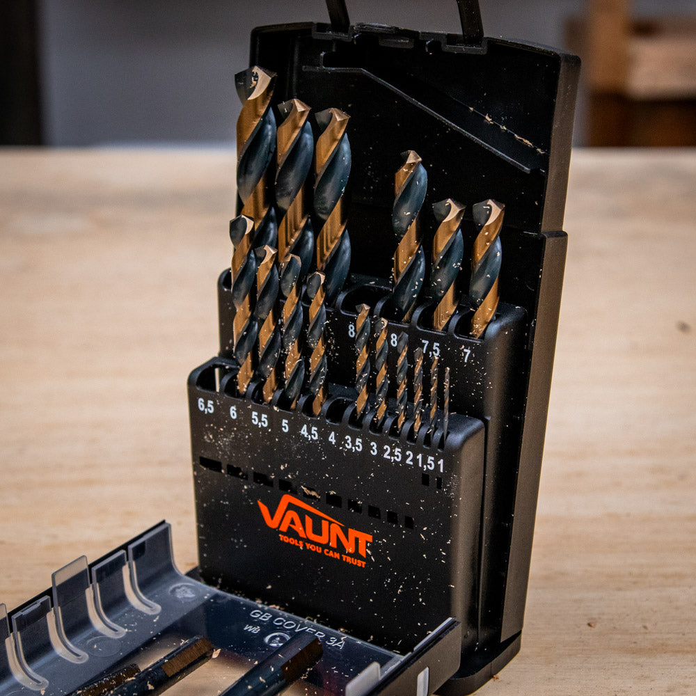 Vaunt - 19 Piece HSS M2 Turbo Drill Bit Set