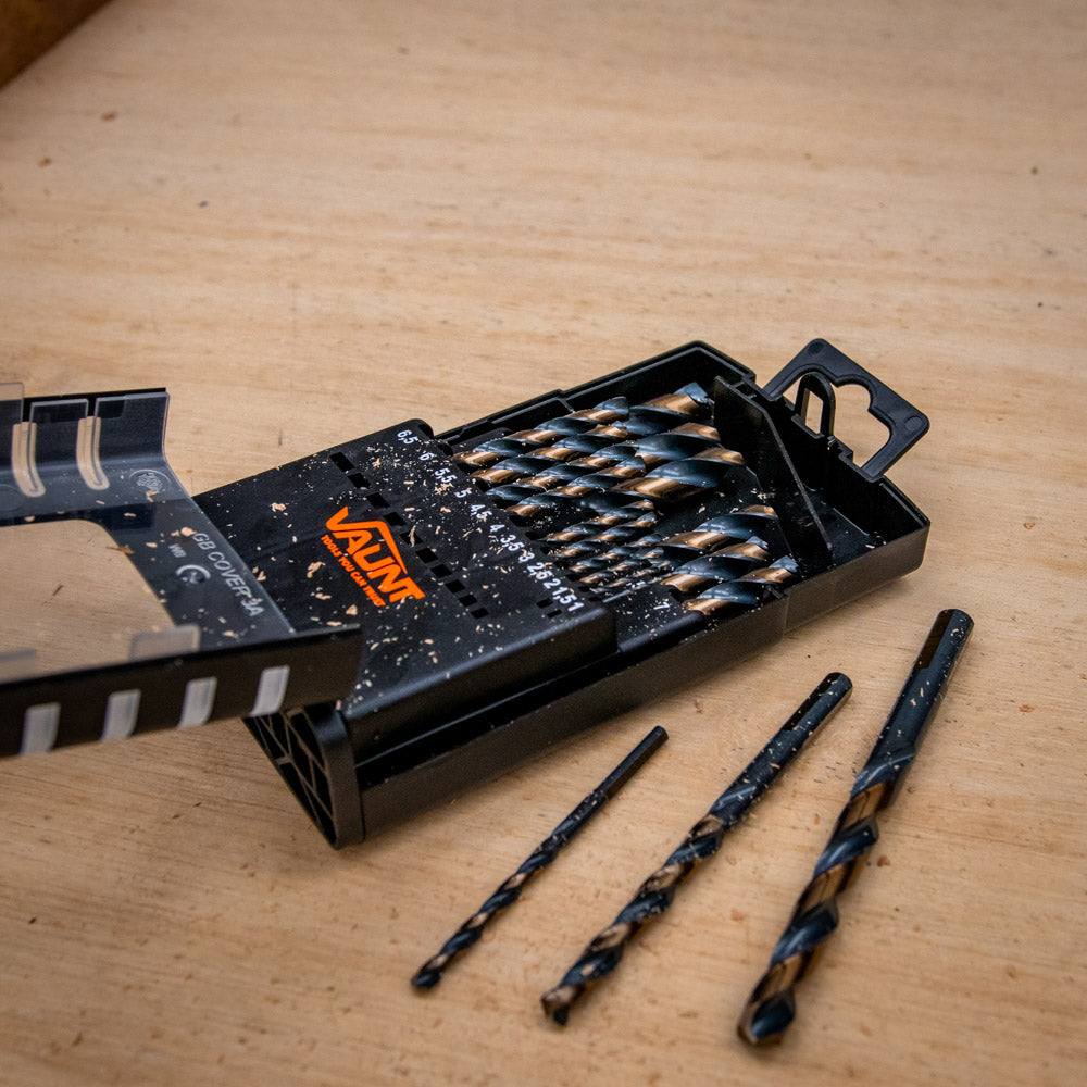 Vaunt - 19 Piece HSS M2 Turbo Drill Bit Set