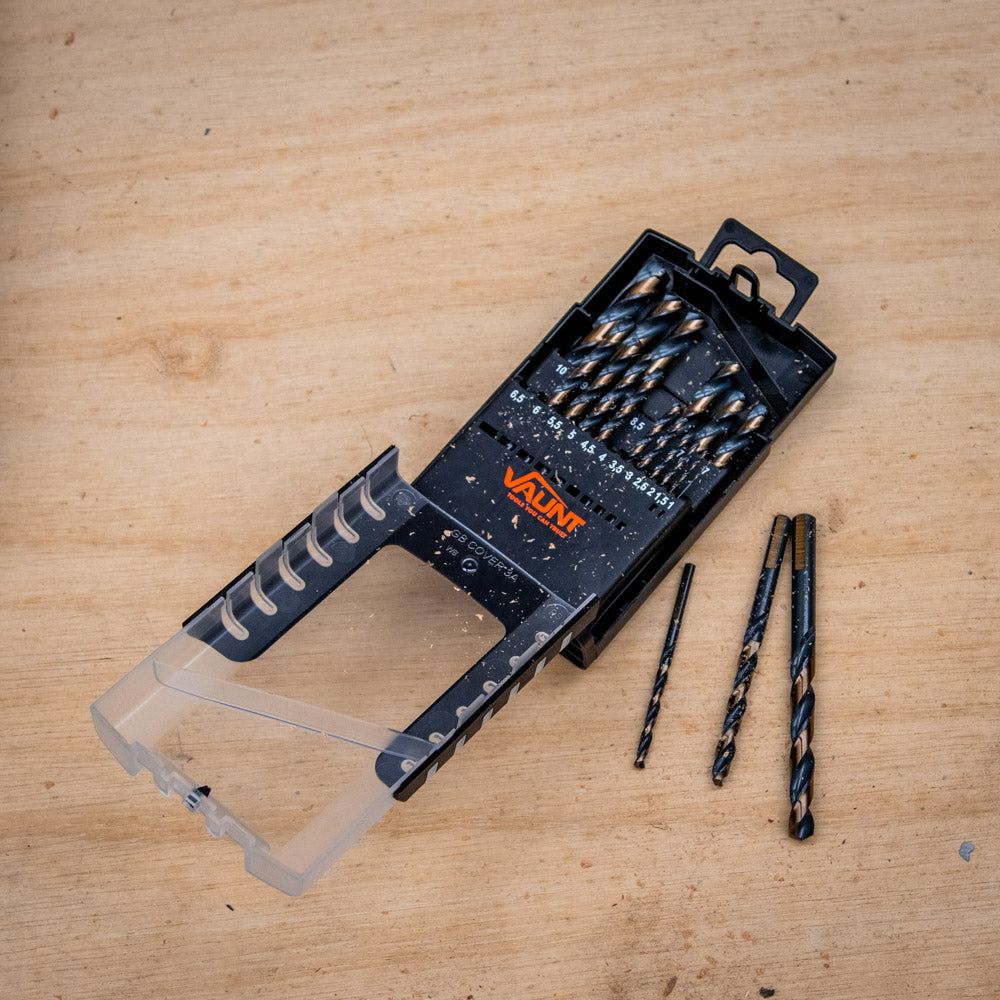 Vaunt - 19 Piece HSS M2 Turbo Drill Bit Set