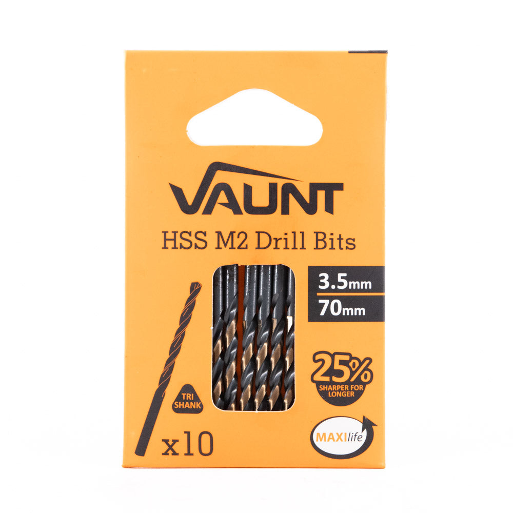 Vaunt HSS M2 Turbo Drill Bits – Pack of 10