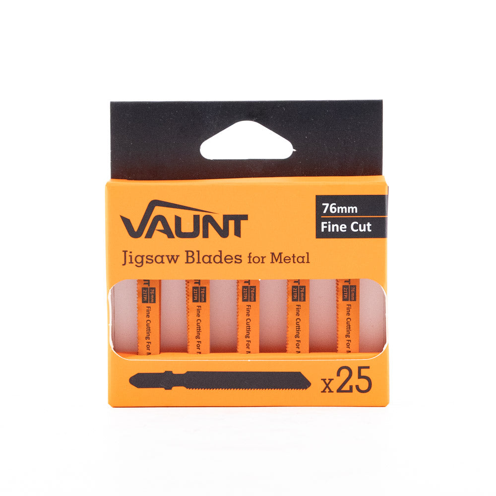 Vaunt Jigsaw Blades Metal Cutting (T118A) – Pack of 25