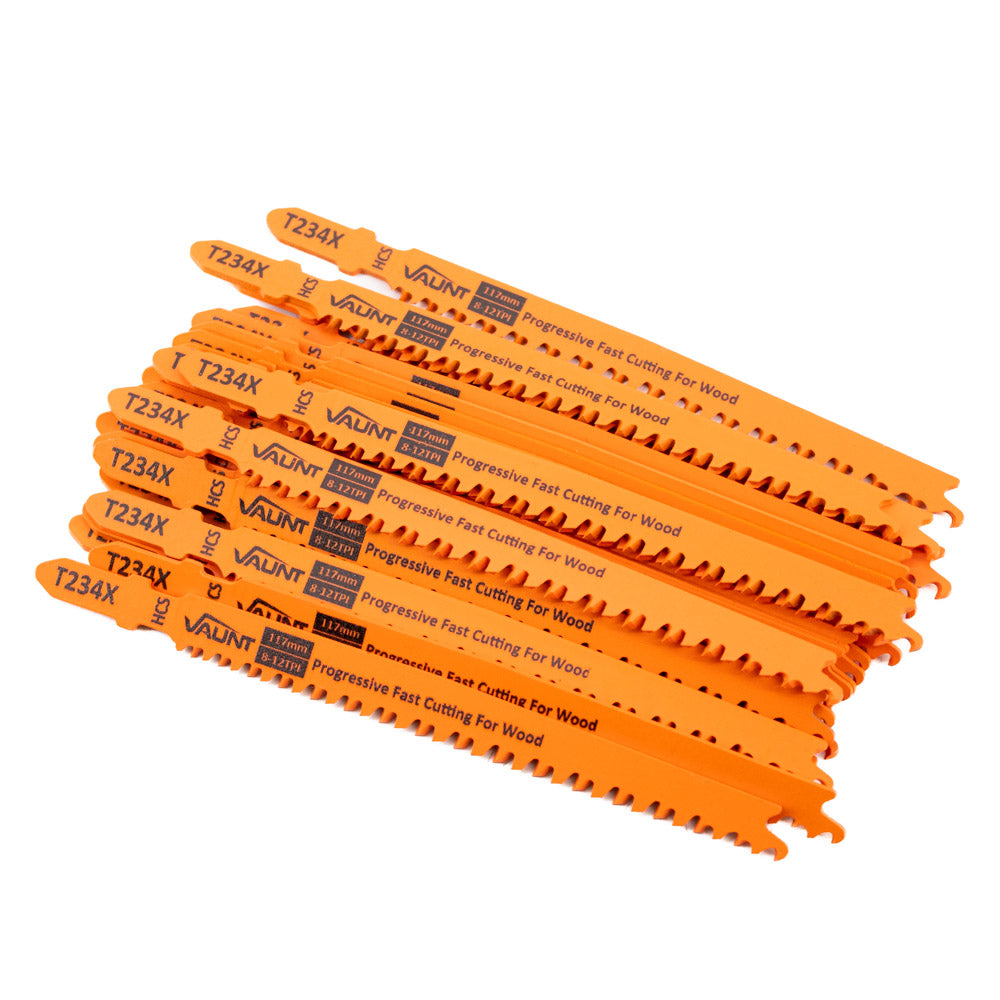 Vaunt Jigsaw Blades Progressor Wood Cutting (T234X) – Pack of 25