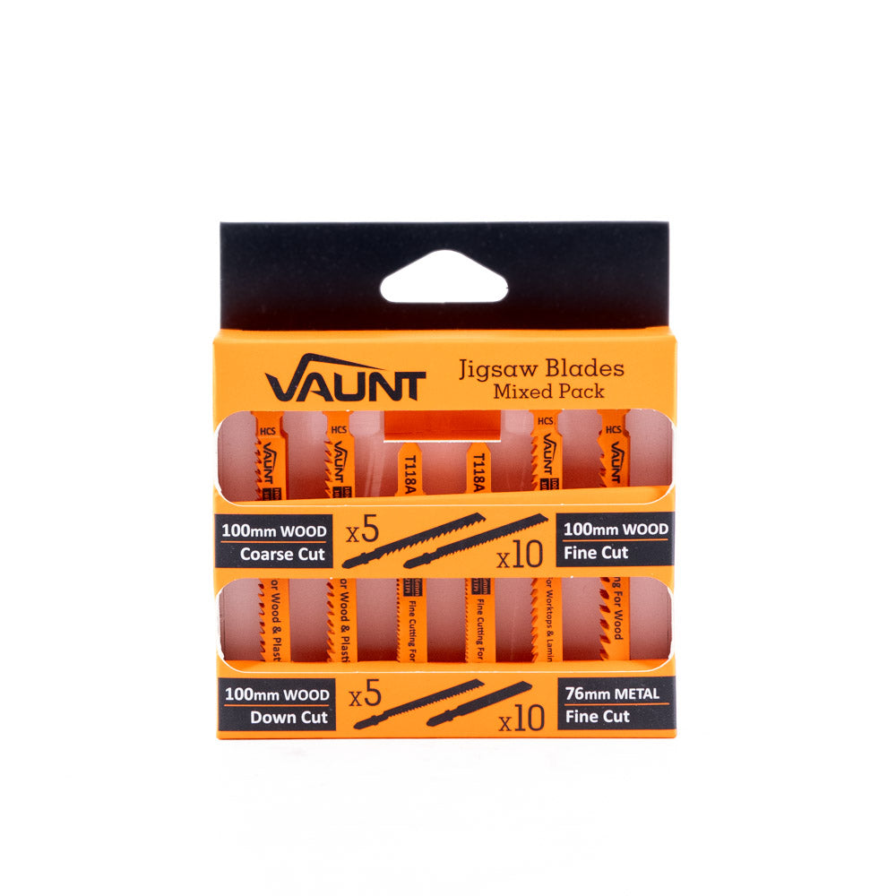 Vaunt - Jigsaw Blades Mixed Pack - 30 Piece