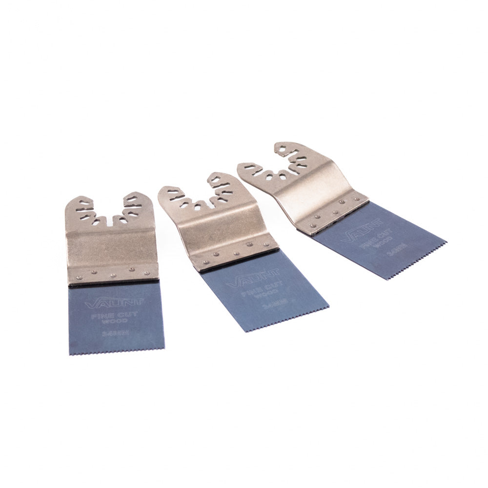 Vaunt Premium 34mm Fine Finish Multi Tool Blade – Pack of 3