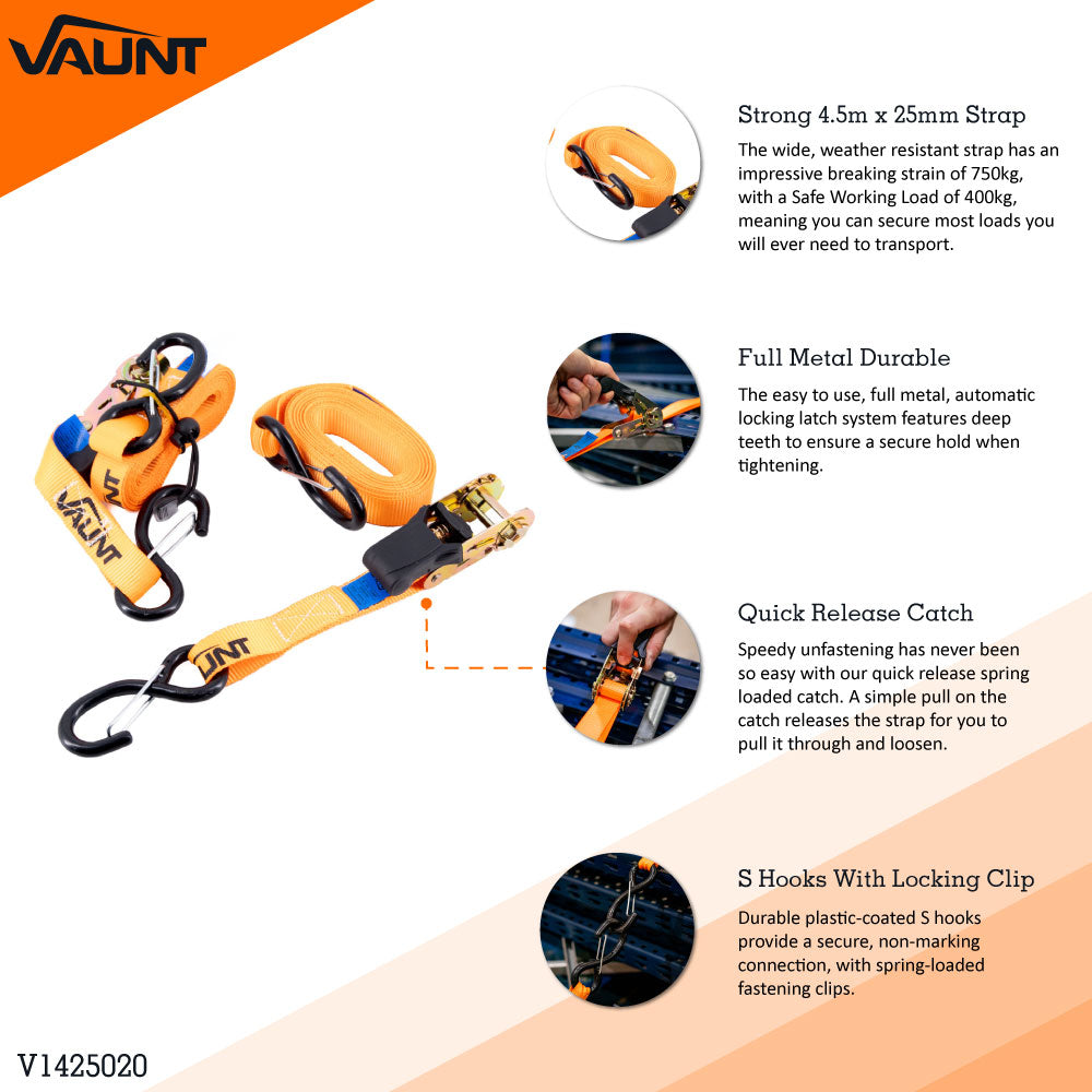 vaunt rachet strap features