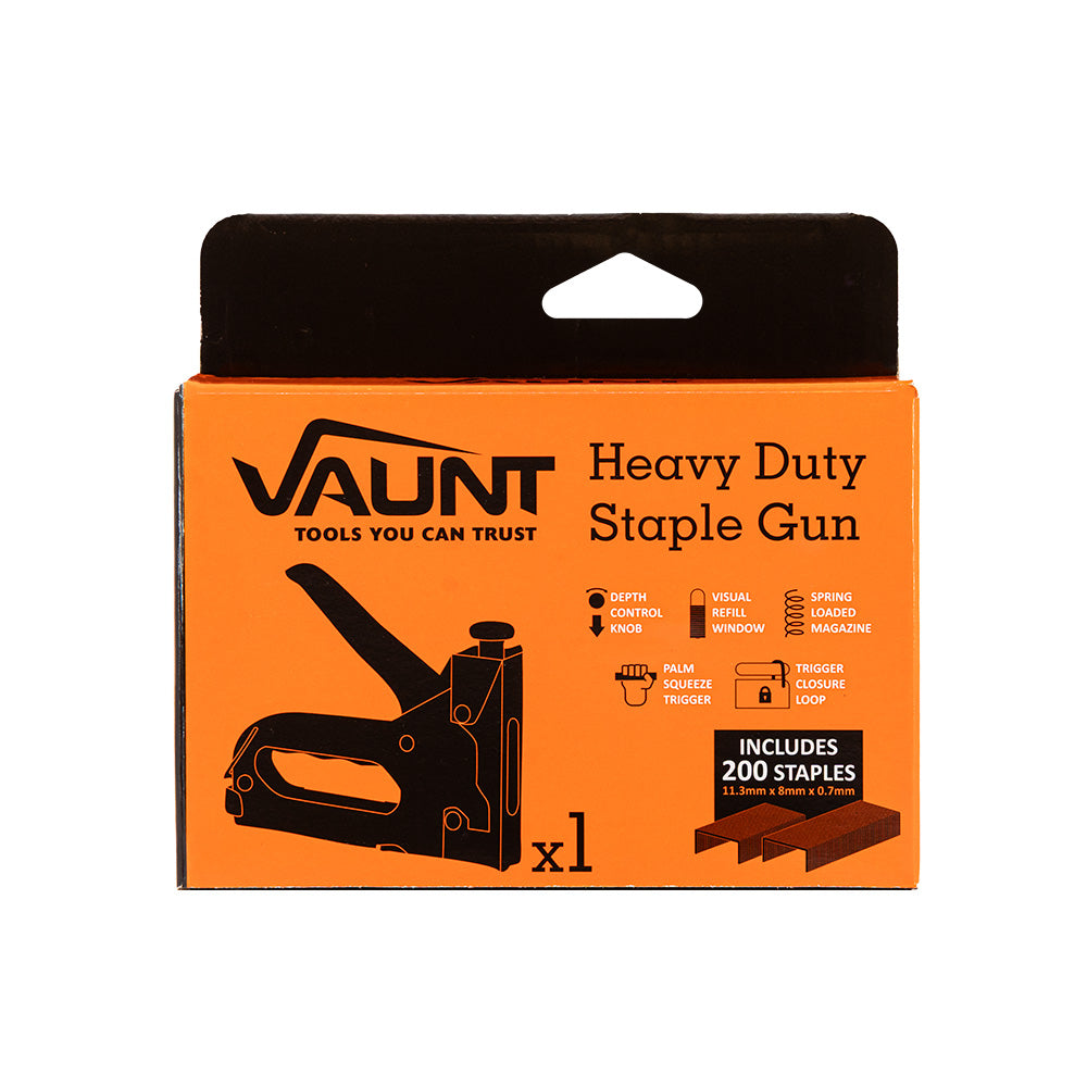 Vaunt Heavy Duty Staple Gun with Staples
