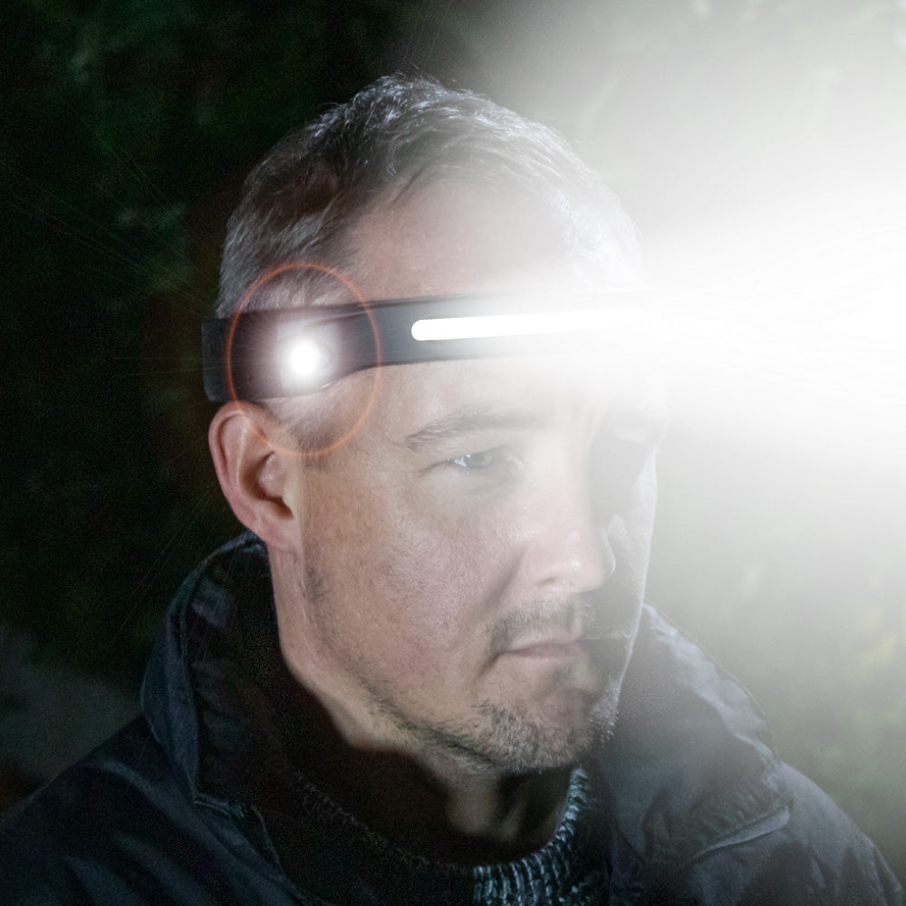 Vaunt - 350 Lumen Spot & Floodlight Headband Torch