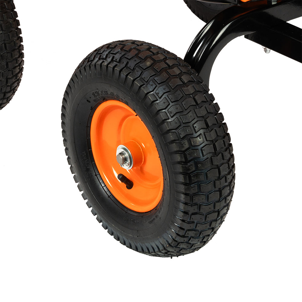 Vaunt - Heavy Duty Plastic Garden Dump Cart - Wheel