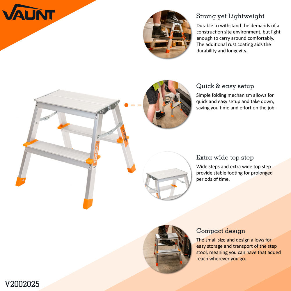 Vaunt - Aluminium Step Stool Benefits