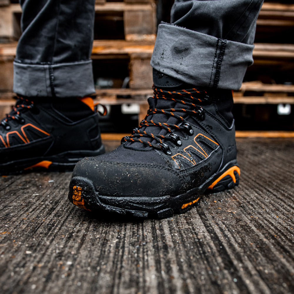 Athens Safety Boots - Black Vaunt