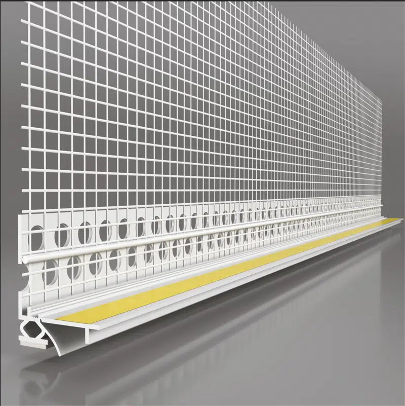 uPVC Window Reveal Bead w/Mesh 2.5m (APU)