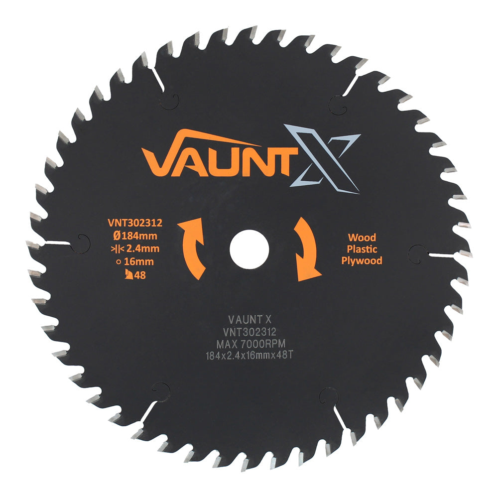 Vaunt X - Circular Plunge & Table Saw Blades