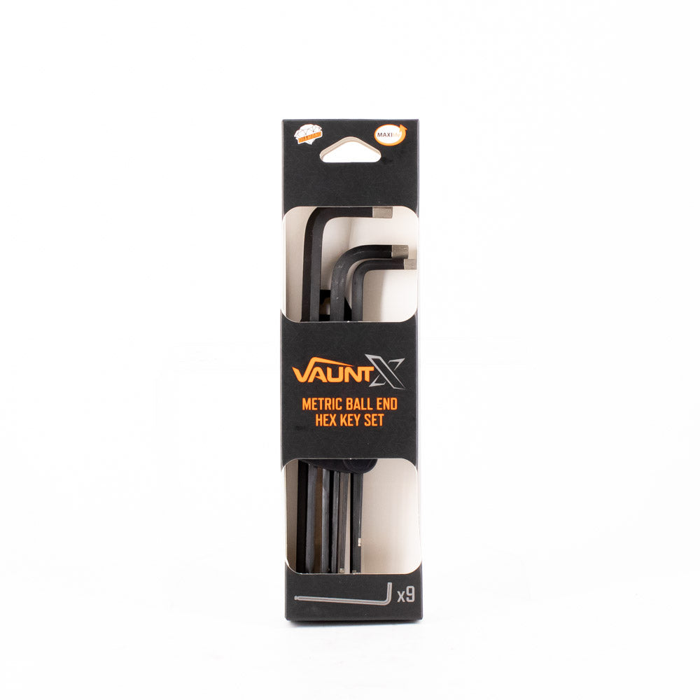 Vaunt - X 9 Piece Metric Ball End Diamond Tipped Hex Key Set