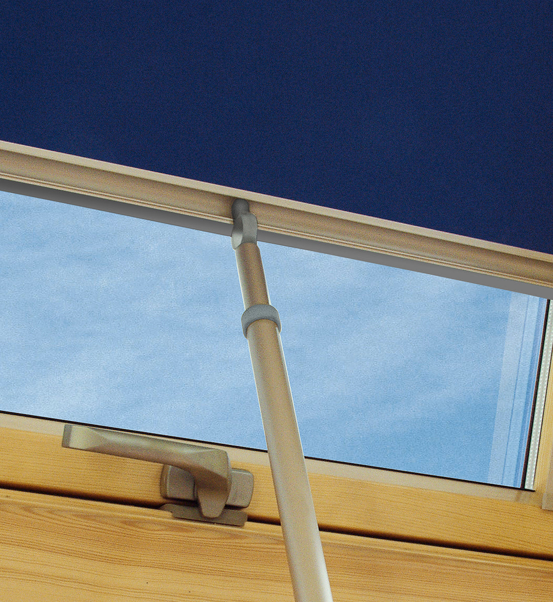 telescopic control rod