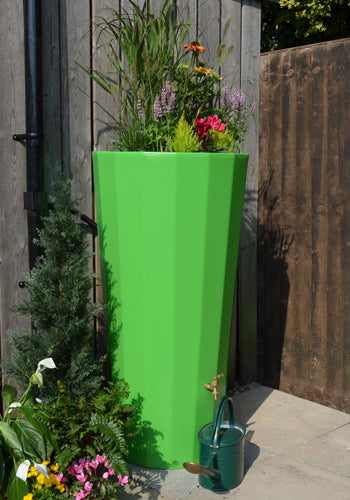 Green Metropolitan Water Butt Planter
