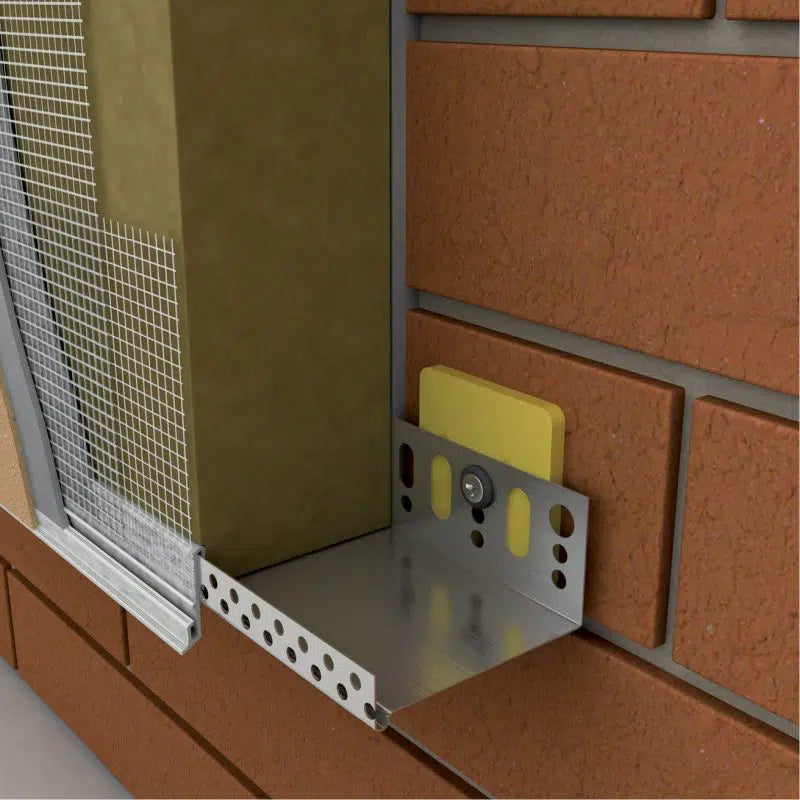 uPVC Clip on Profile for Starter Track w/Mesh 2.5m