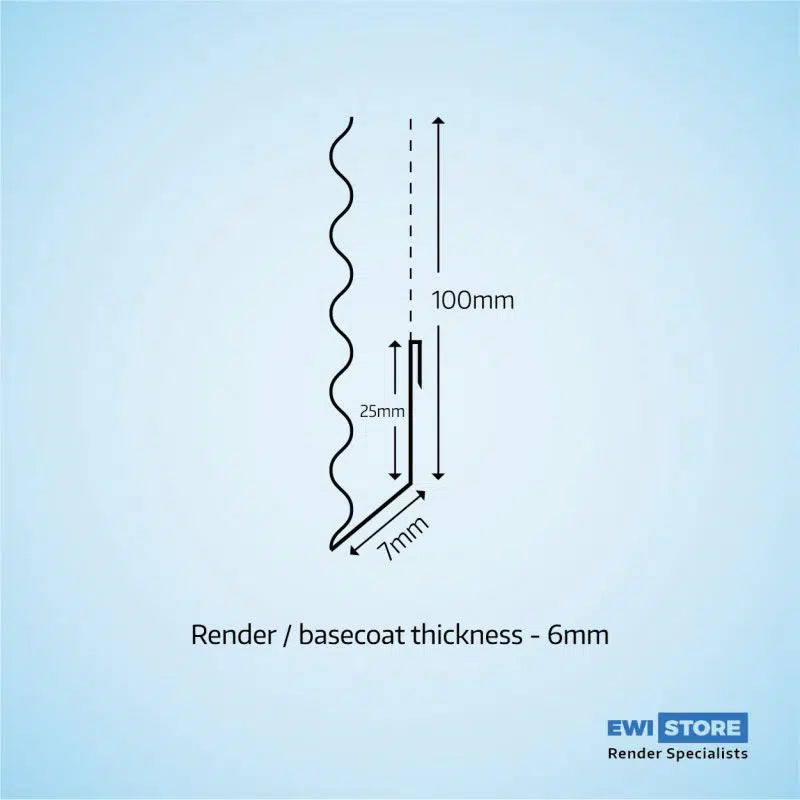 uPVC Clip on Profile for Starter Track w/Mesh 2.5m