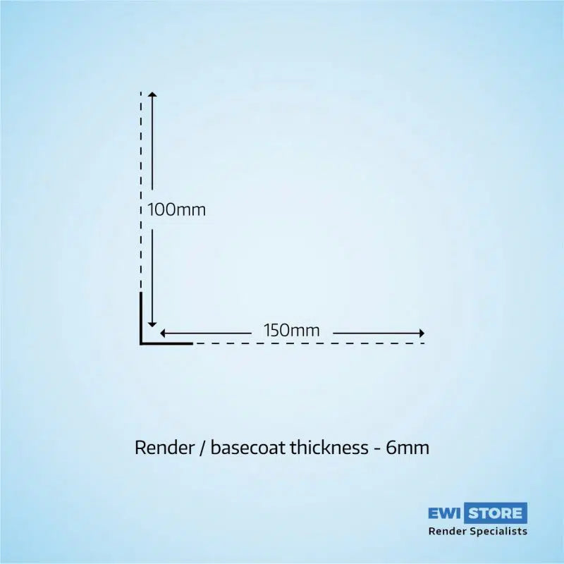 uPVC Corner Bead w/Mesh 2.5m