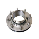 Stainless Steel Bolted Outlet Tank Flange + Screened Mushroom Vent
