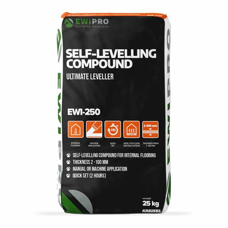 EWI Pro Self-Levelling Compound, Ultimate Leveller (EWI-250) 25kg