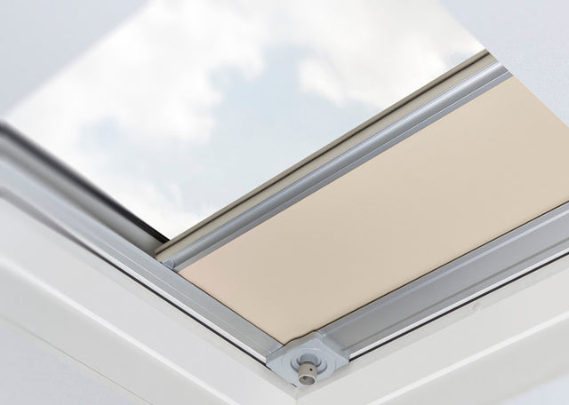 Electric Blackout Blind to Suit Flat Roof Windows beige