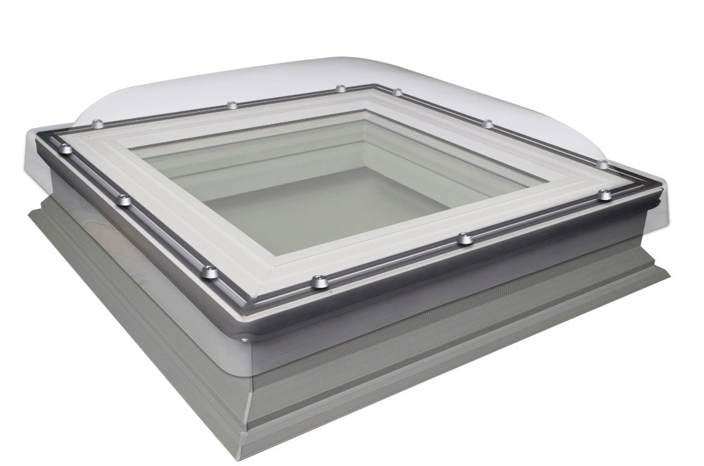 Non-Opening Domed Flat Roof Window
