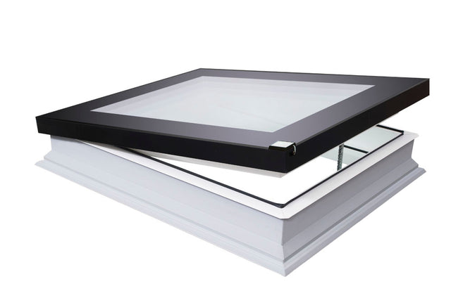 Electrically Operated Flat Roof Window open
