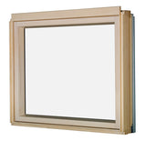 Window frame with a reflective glass surface 