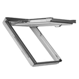 White PVC Conservation Style preSelect Top Hung And Centre Pivot Roof Window Inside